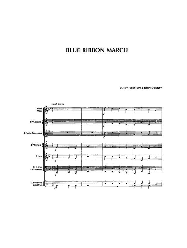 Blue Ribbon March. Sandy Feldstein and John O’Reilly (партитура)_Страница_1.jpg