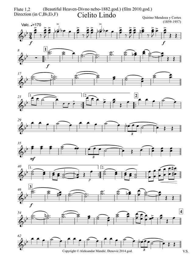 Cielito Lindo. Mendoza y Cortés Q (партии)_01.jpg