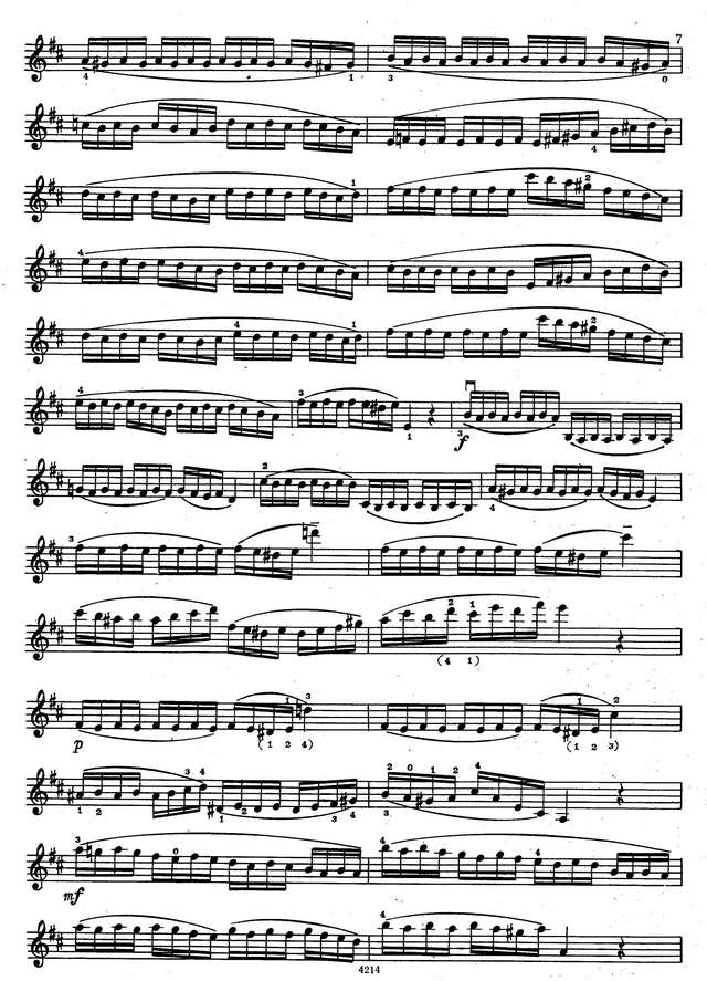 Избранные этюды для скрипки, старшие классы ДМШ, сост. К.Фортунатов_Страница_06.jpg