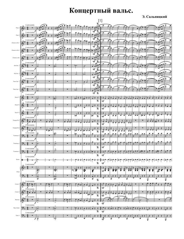 Концертный вальс. Э. Сальницкий. Аранж. А. Мишенкова (партитура)_1.jpg