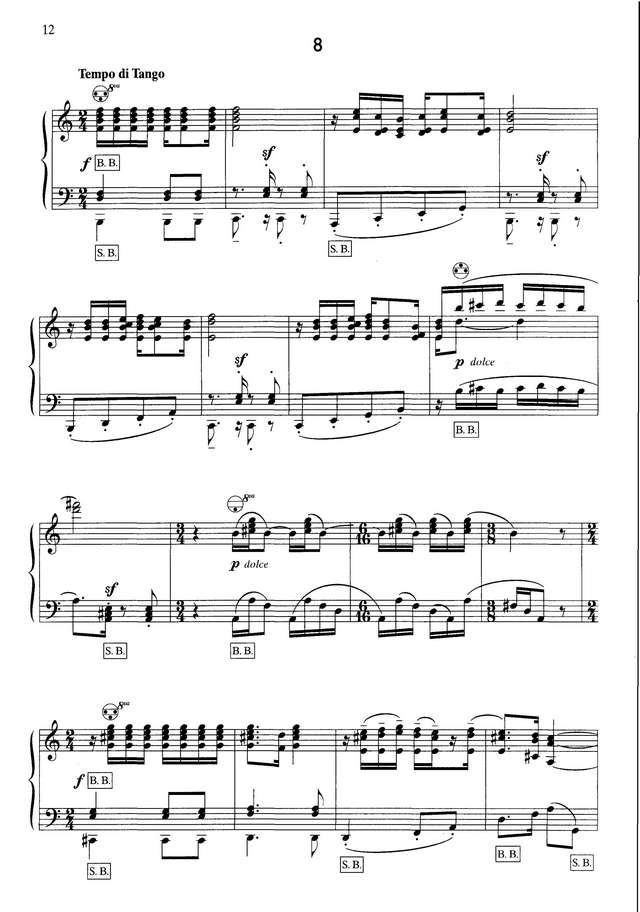 Стравинский И. Восемь миниатюр, ''Пульчинелла'', Чёрный концерт_Страница_10.jpg