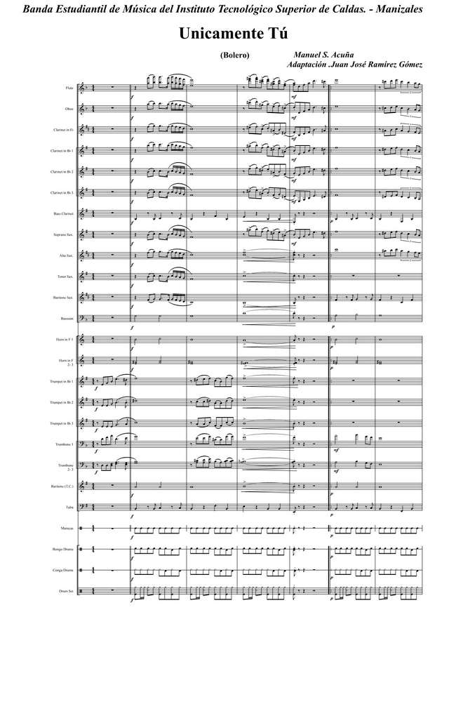 Únicamente tú. Acuña M (партии)_01.jpg