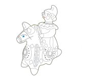 Дымковская игрушка. Раскраска 010.jpg