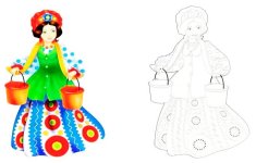 Дымковская игрушка. Раскраска 029.jpg